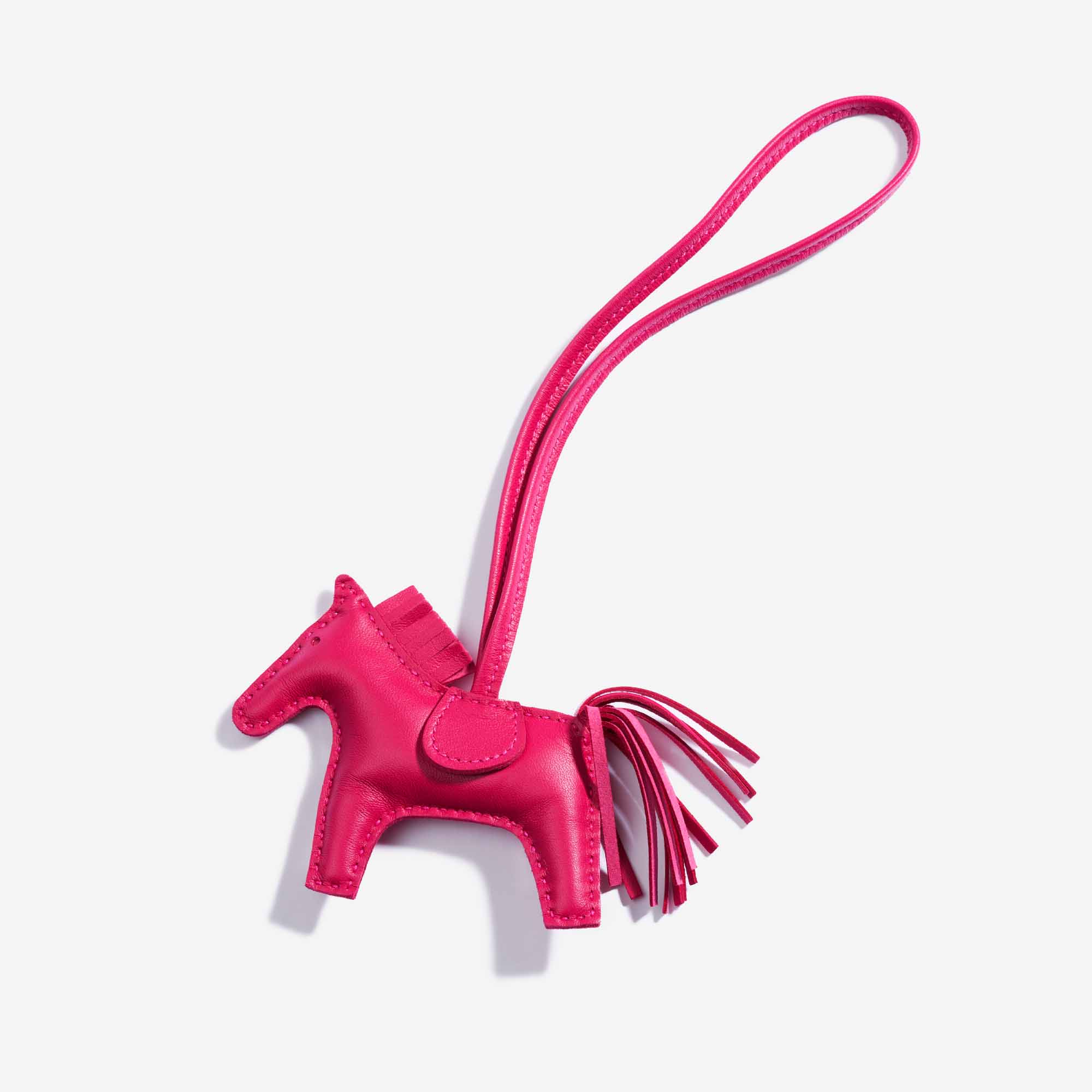 HERMES Rodeo Horse PM Bag Charm Rose Mexico Stamp Y – AYAINLOVE
