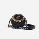 Chanel 19 Clutch Lamb Black