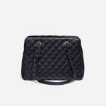 Chanel Cabat Taille Moyenne Veau Grainé Noir