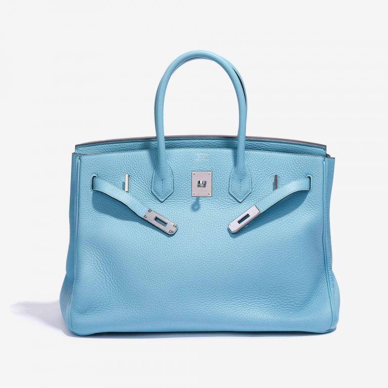 Hermès Birkin 35 Togo Blue Atoll Front