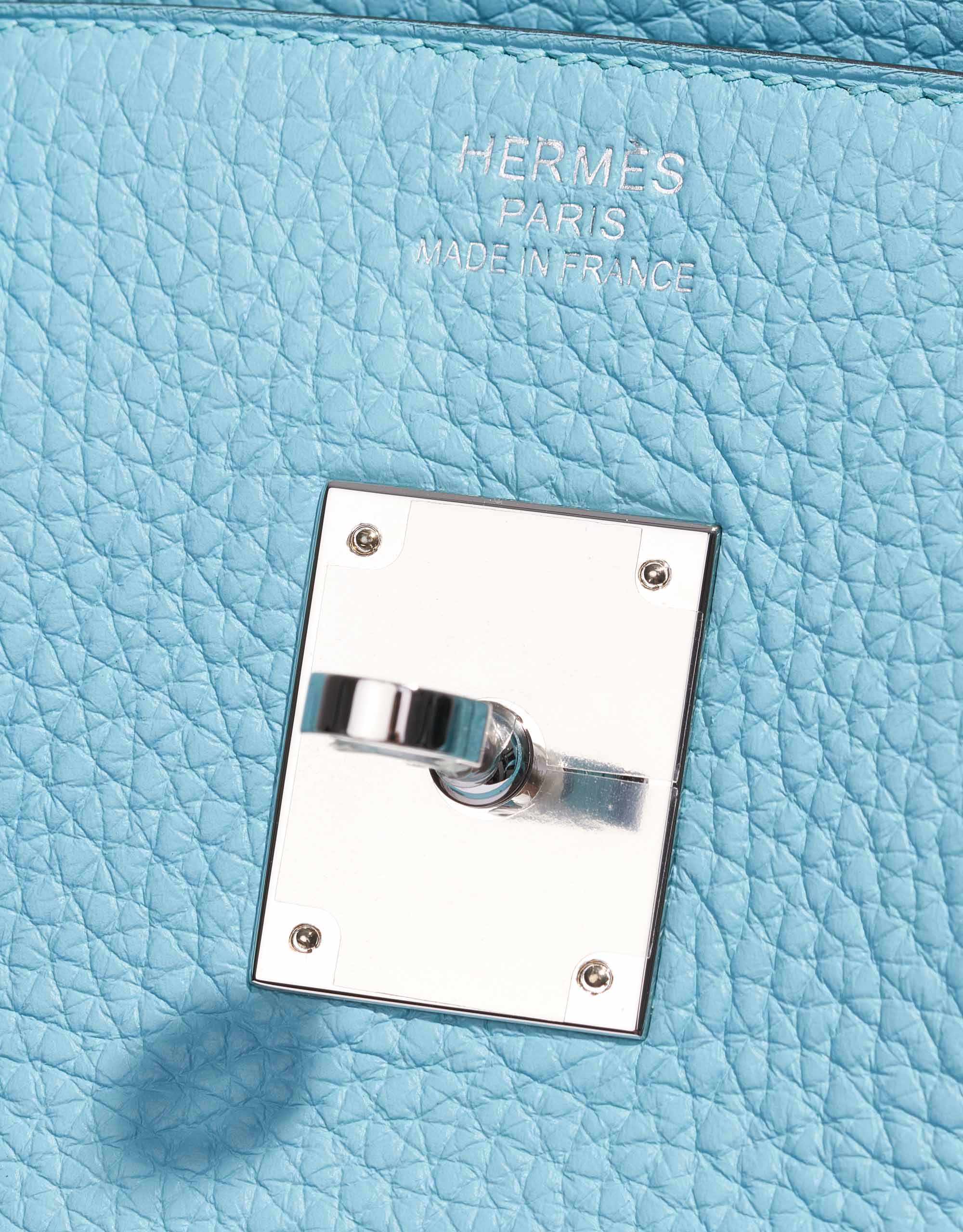 Hermès Birkin 35 Togo Leather Blue Atoll