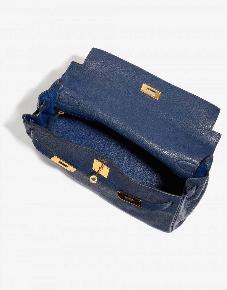 Gebrauchte Hermès Tasche Kelly 32 Togo Blue de Prusse Blue | Verkaufen Sie Ihre Designer-Tasche auf Saclab.com