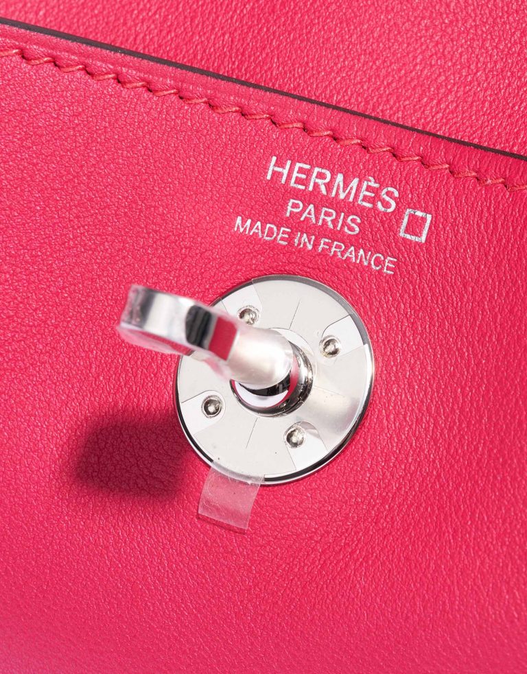 Hermès Lindy Mini Touch Swift / Matte Alligator Framboise