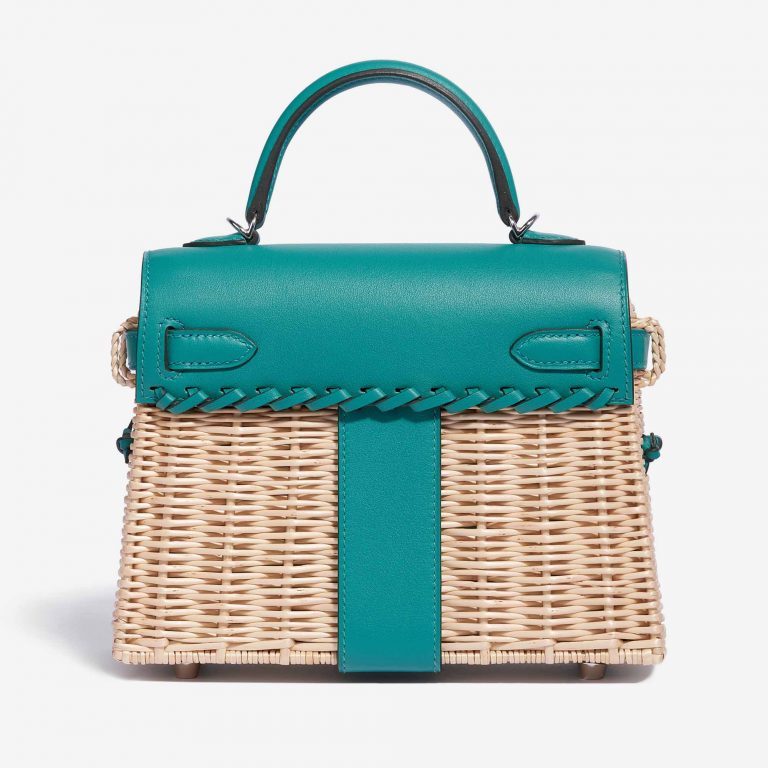 Hermès Kelly Picnic 20 Osier / Swift Vert Verone