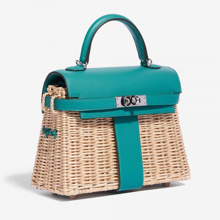 Hermès Kelly Picnic 20 Osier / Swift Vert Verone