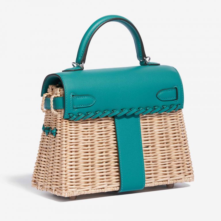 Hermès Kelly Picnic 20 Osier / Swift Vert Verone