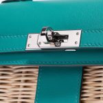 Hermès Kelly Picnic 20 Osier / Swift Vert Verone