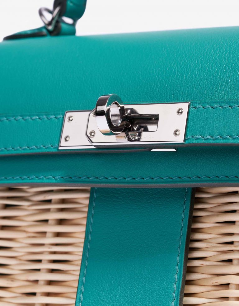 Hermès Kelly Picnic 20 Osier / Swift Vert Verone