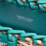 Hermès Kelly Picnic 20 Osier / Swift Vert Verone