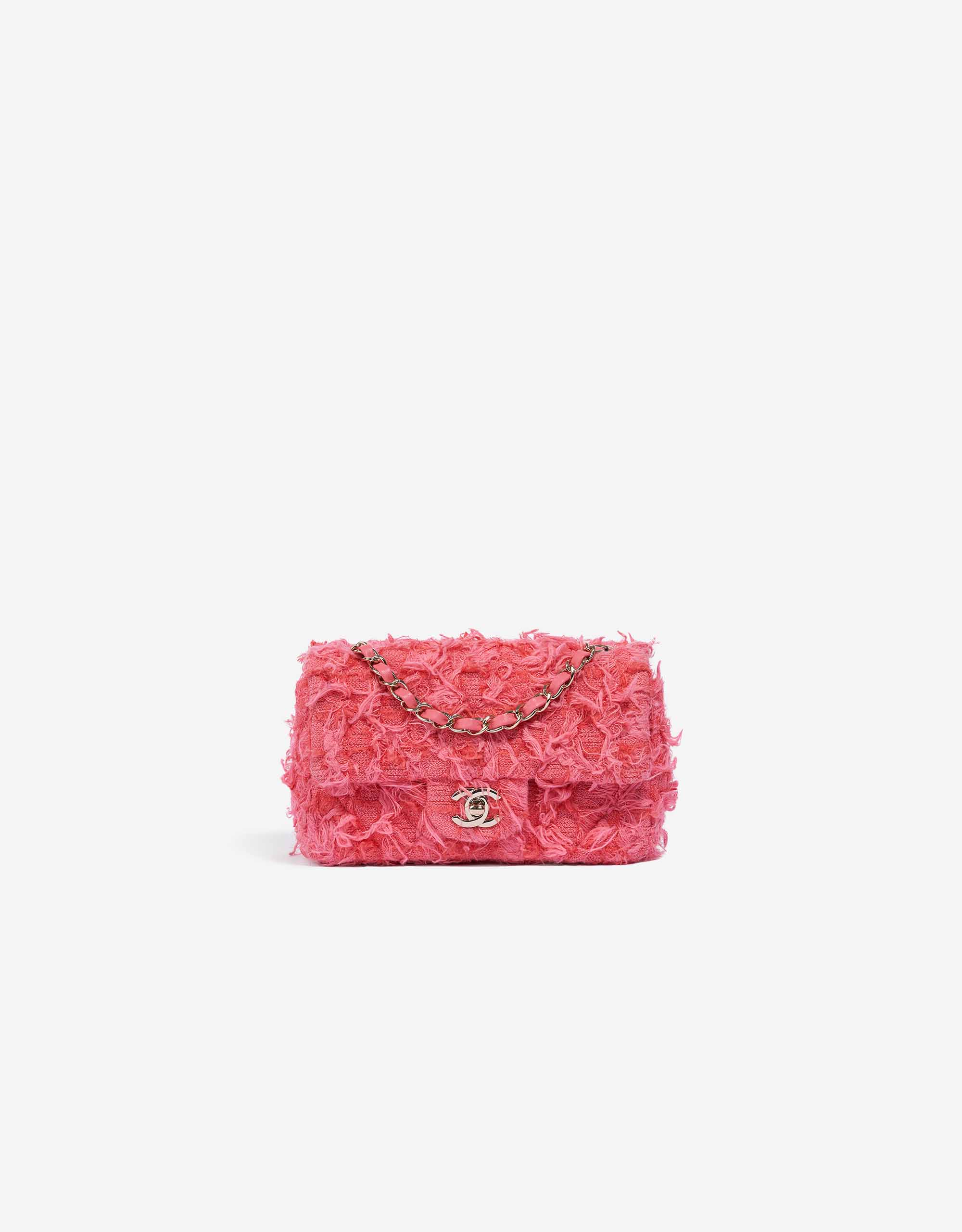 Chanel Timeless Mini Rectangular Tweed Pink | SACLÀB