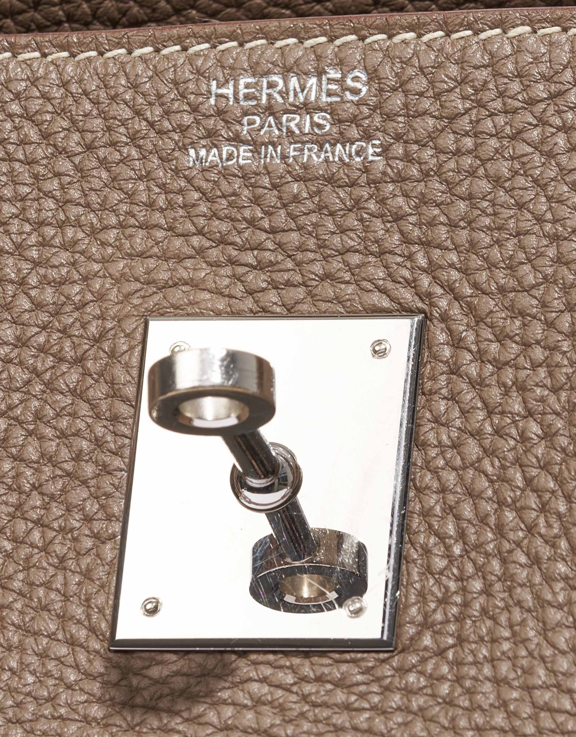 Hermes Birkin Togo Palladium 35 Etoupe - US