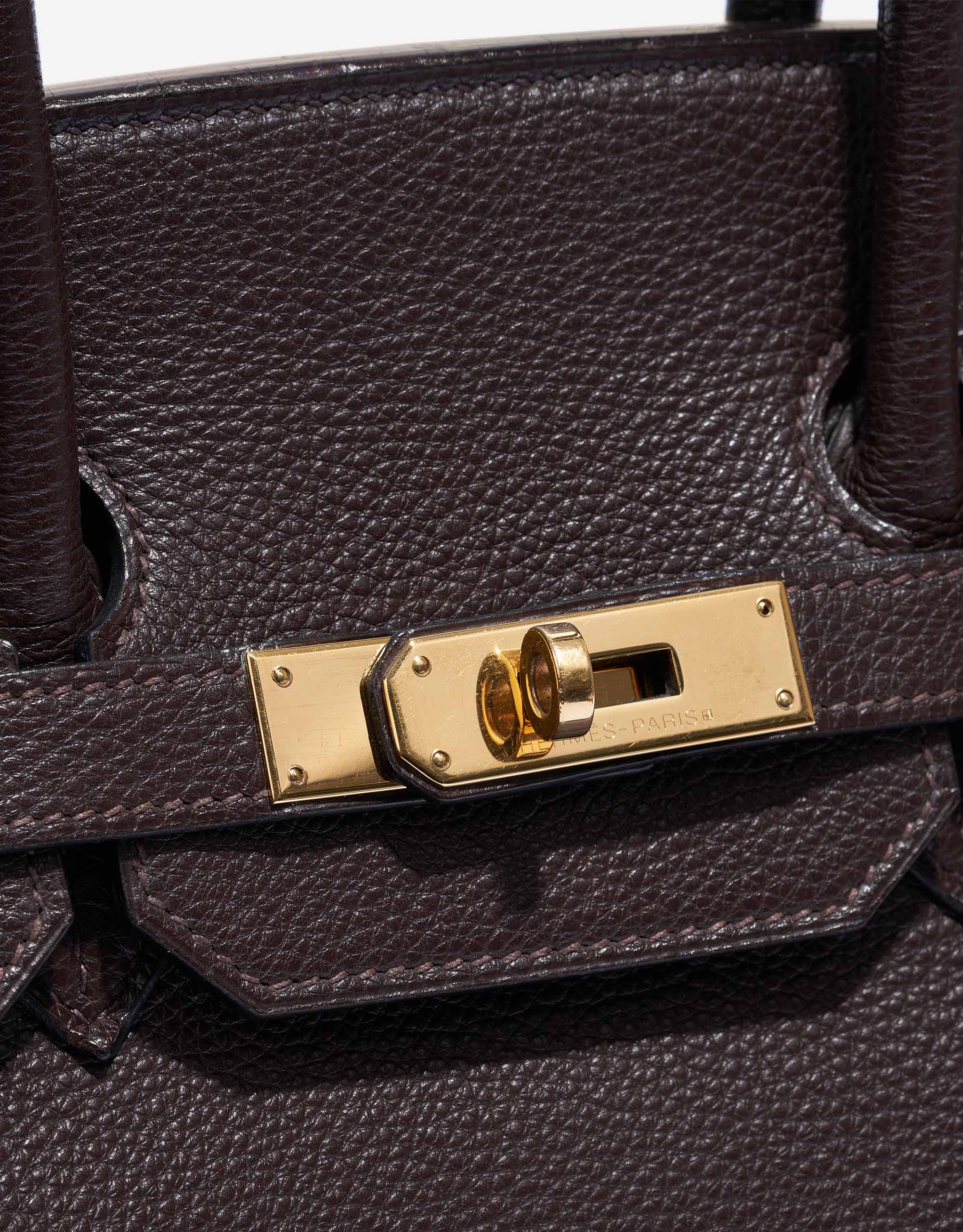 Hermès Birkin 35 Clemence Leather Chocolate