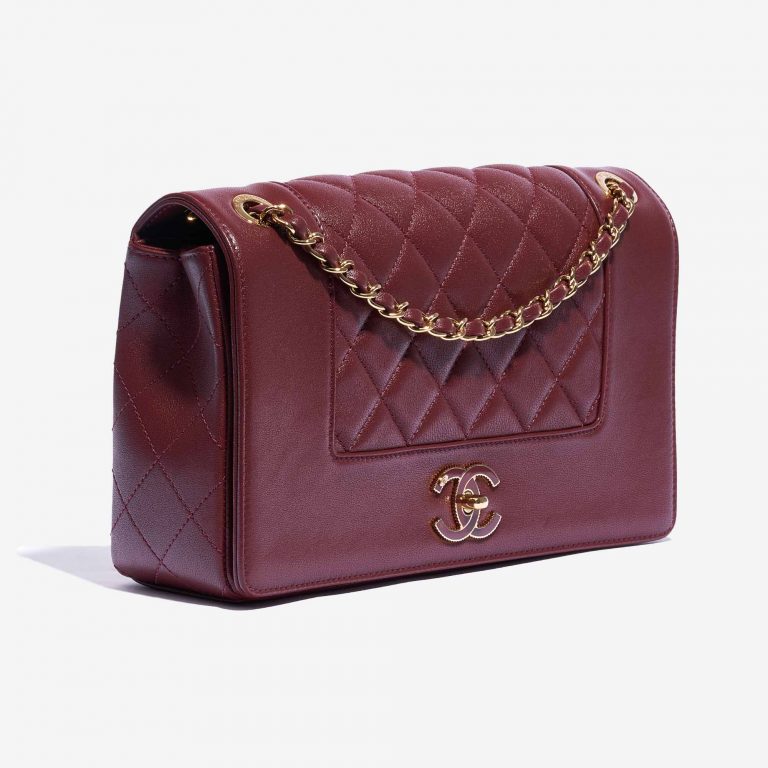 Chanel Mademoiselle große Tasche Ziegenleder Bordeaux