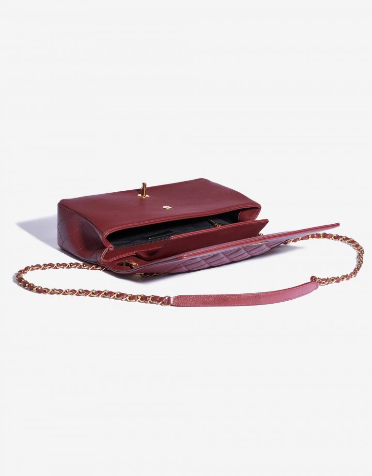 Chanel Mademoiselle große Tasche Ziegenleder Bordeaux