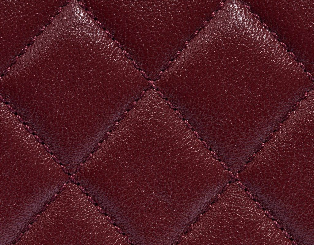 Mademoiselle Flap Large Goatskin Bordeaux