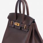 Pre-owned Hermès bag Birkin 25 Barenia Faubourg Ebene Brown | Sell your designer bag on Saclab.com