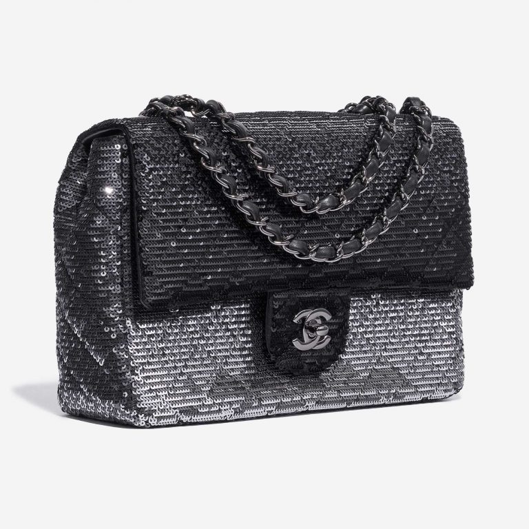 Chanel Timeless Medium Paillette Black / Silver