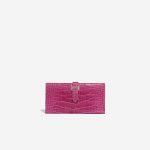 Hermès Wallet Bearn Fuchsia Alligator