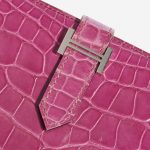 Pre-owned Hermès bag Wallet Bearn Fuchsia Alligator Pink | Sell your designer bag on Saclab.com