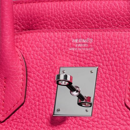 Hermès Birkin 30 Taurillion clémence Rose Extrême