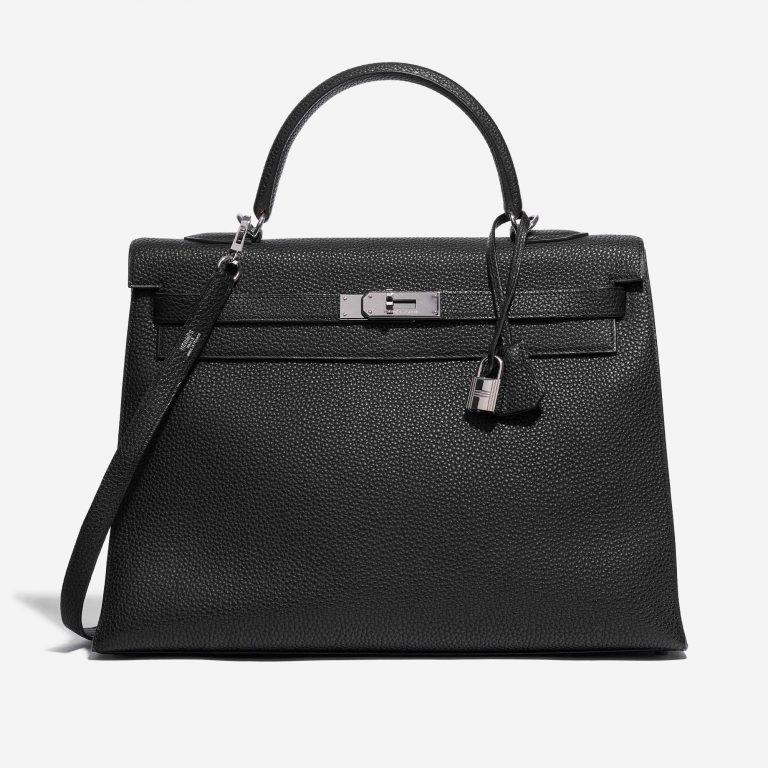 Pre-owned Hermès bag Kelly 35 Togo Black Black | Sell your designer bag on Saclab.com