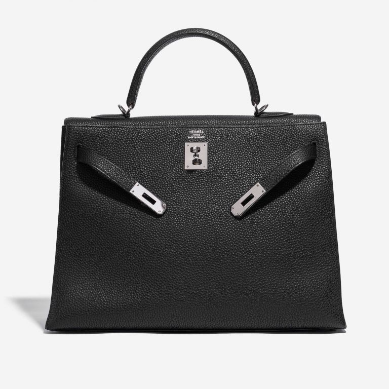 Pre-owned Hermès bag Kelly 35 Togo Black Black | Sell your designer bag on Saclab.com