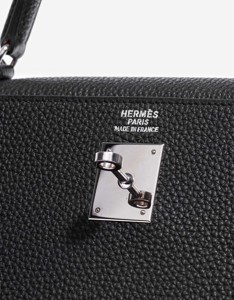 Pre-owned Hermès bag Kelly 35 Togo Black Black | Sell your designer bag on Saclab.com