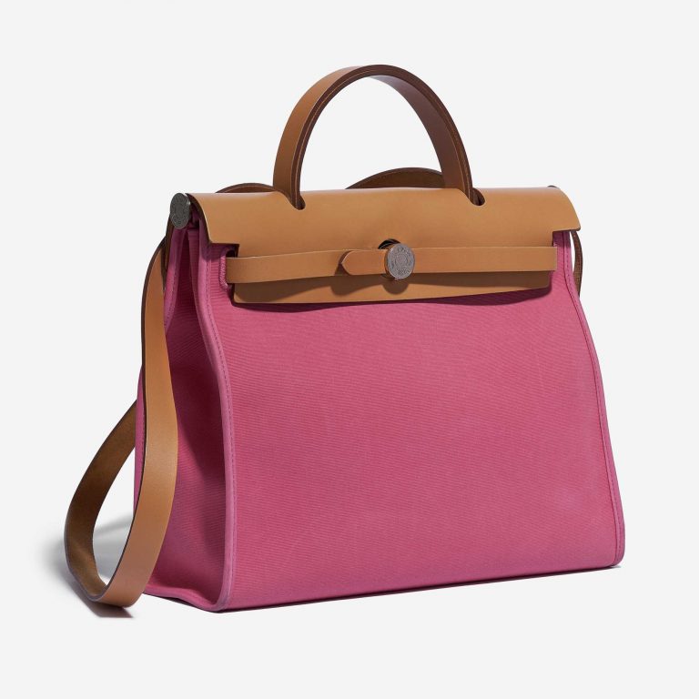 Hermès Herbag 31 Vache Hunter / Canvas Rose Hortensia