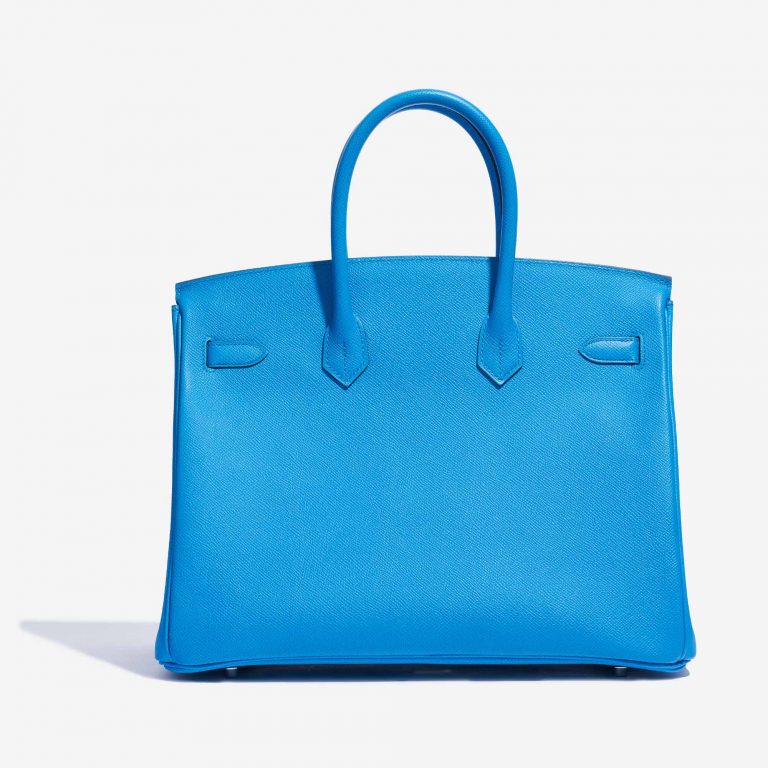 Pre-owned Hermès bag Birkin 35 Epsom Blue Frida Blue | Sell your designer bag on Saclab.com