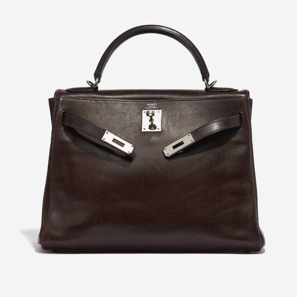 Hermès Kelly 32 Box Cacao | SACLÀB