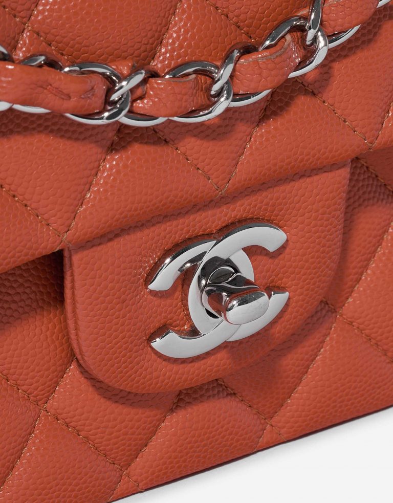 Chanel Timeless Medium Caviar Coral Red