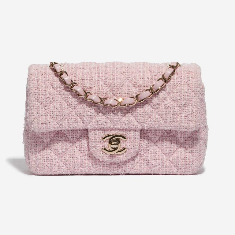 Chanel Timeless Mini Rectangular Tweed Pink