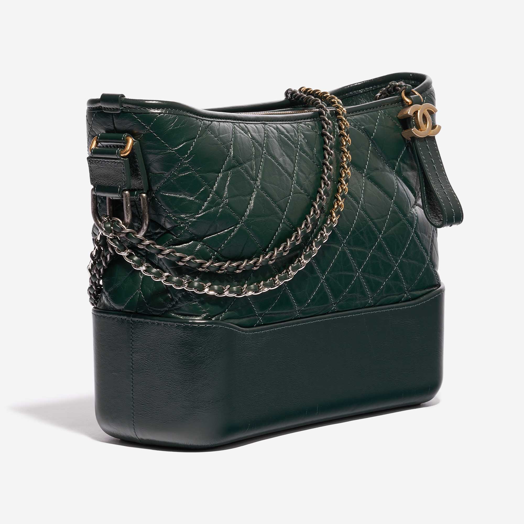 Gabrielle leather crossbody bag Chanel Green in Leather - 21239230