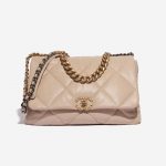 Chanel 19 Maxi Lamb Beige