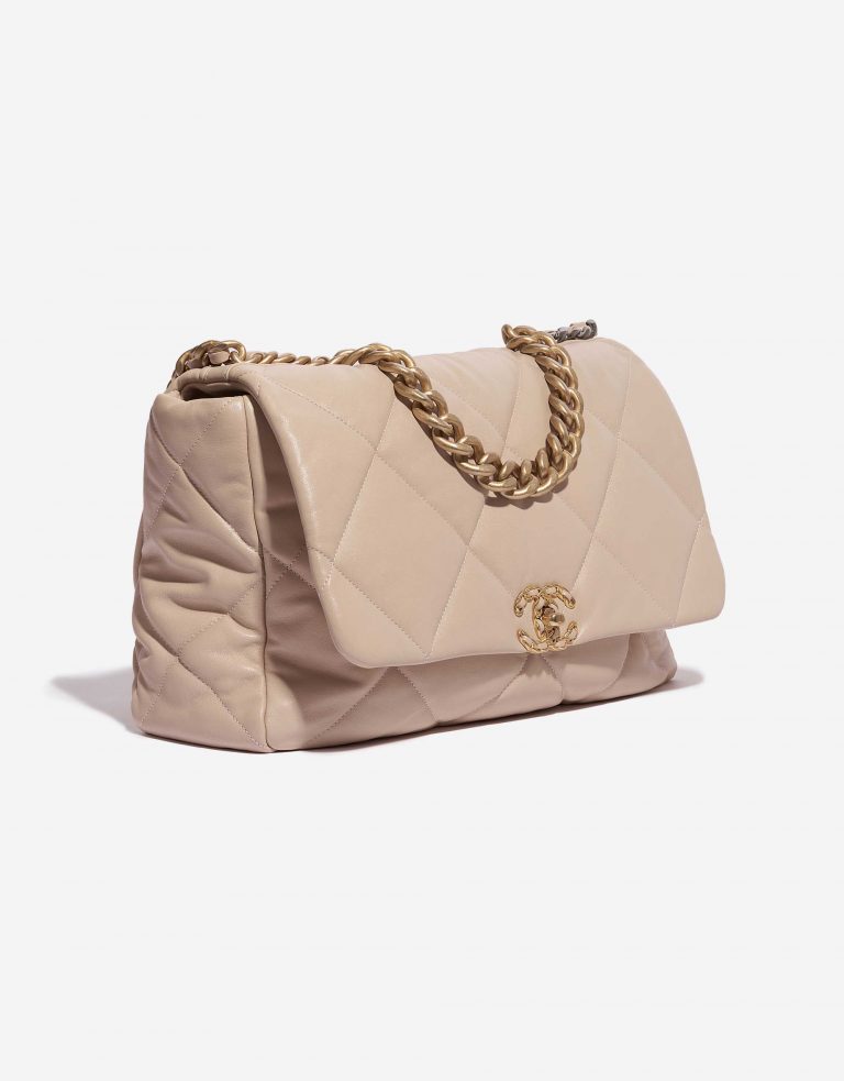 Chanel 19 Maxi Lamb Beige