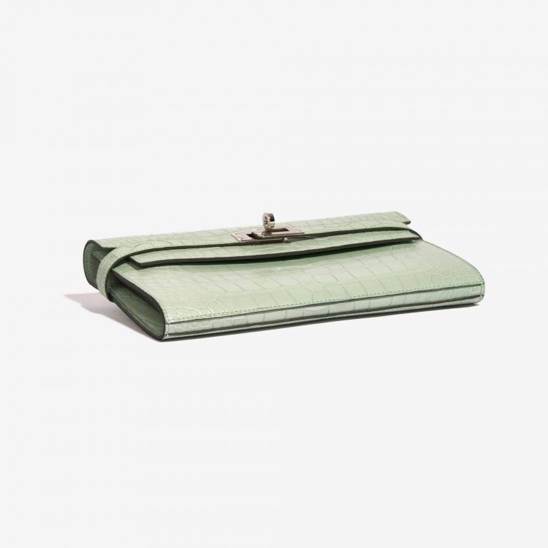 Hermès Kelly Long Wallet Alligator Matte Vert D'Eau