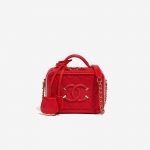 Chanel Vanity Case Small Caviar Red