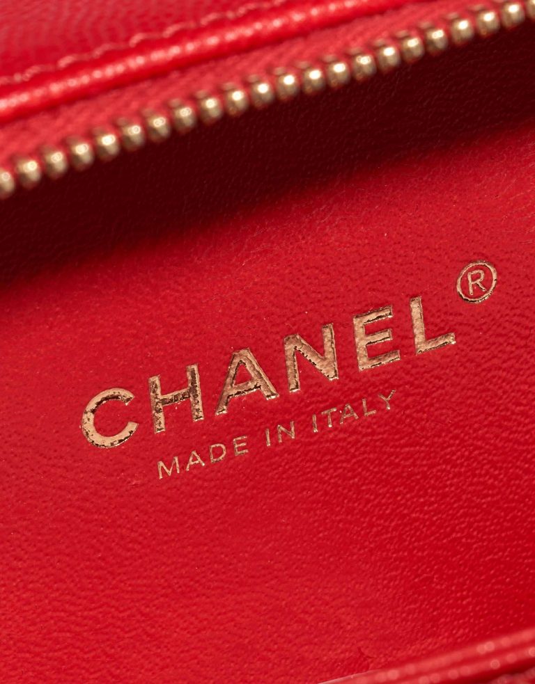 Chanel Sac Vanity Petit Veau Grainé Rouge