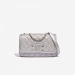 Chanel Filigree WOC Caviar Silver