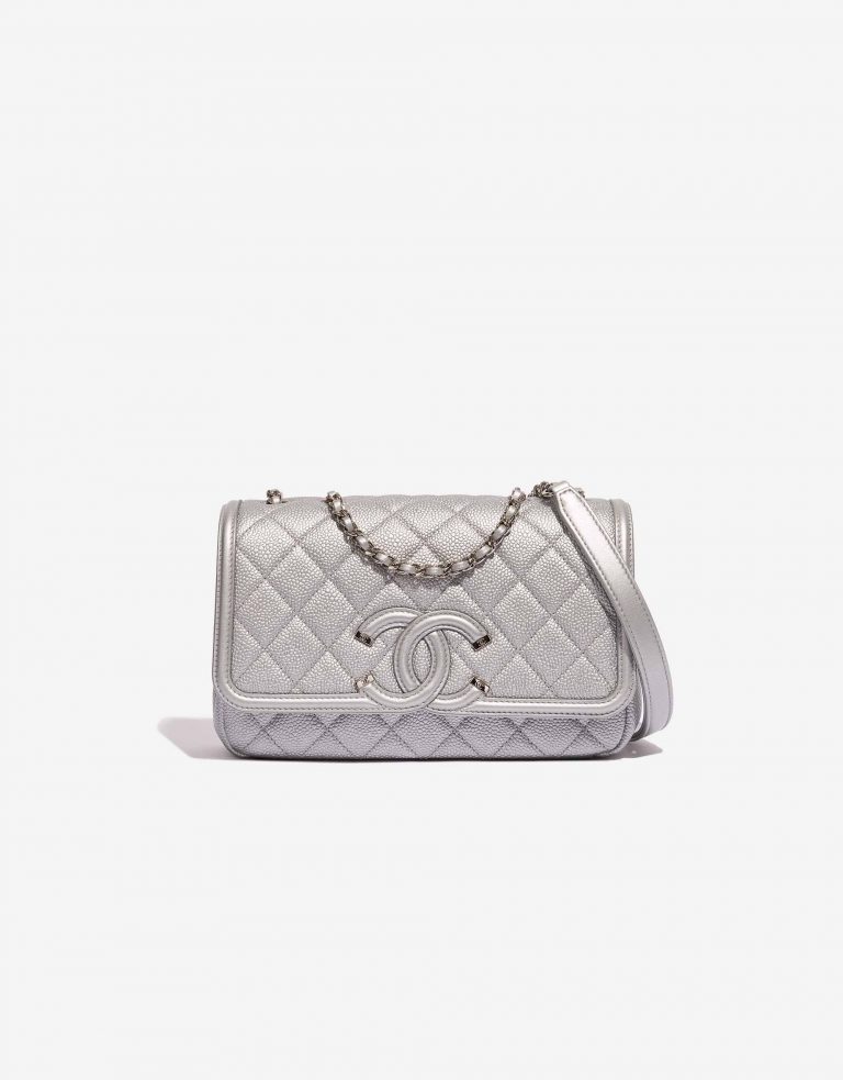 Chanel Filigree WOC Caviar Silver