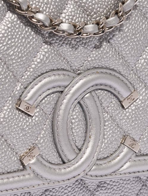 Chanel Filigree WOC Caviar Silver