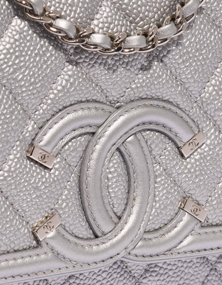 Chanel Filigrane WOC Veau Grainé Argent