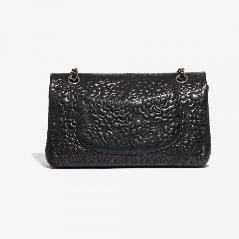 Chanel Timeless Medium Lamb Camellia Black