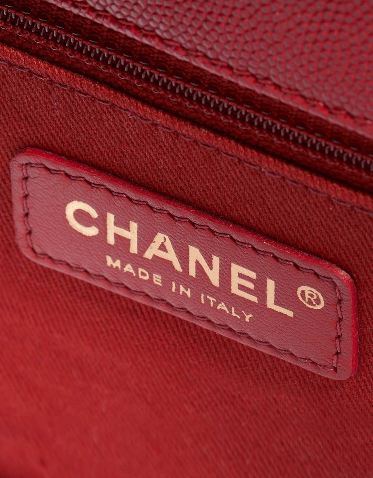 Chanel Handle Small Caviar Red