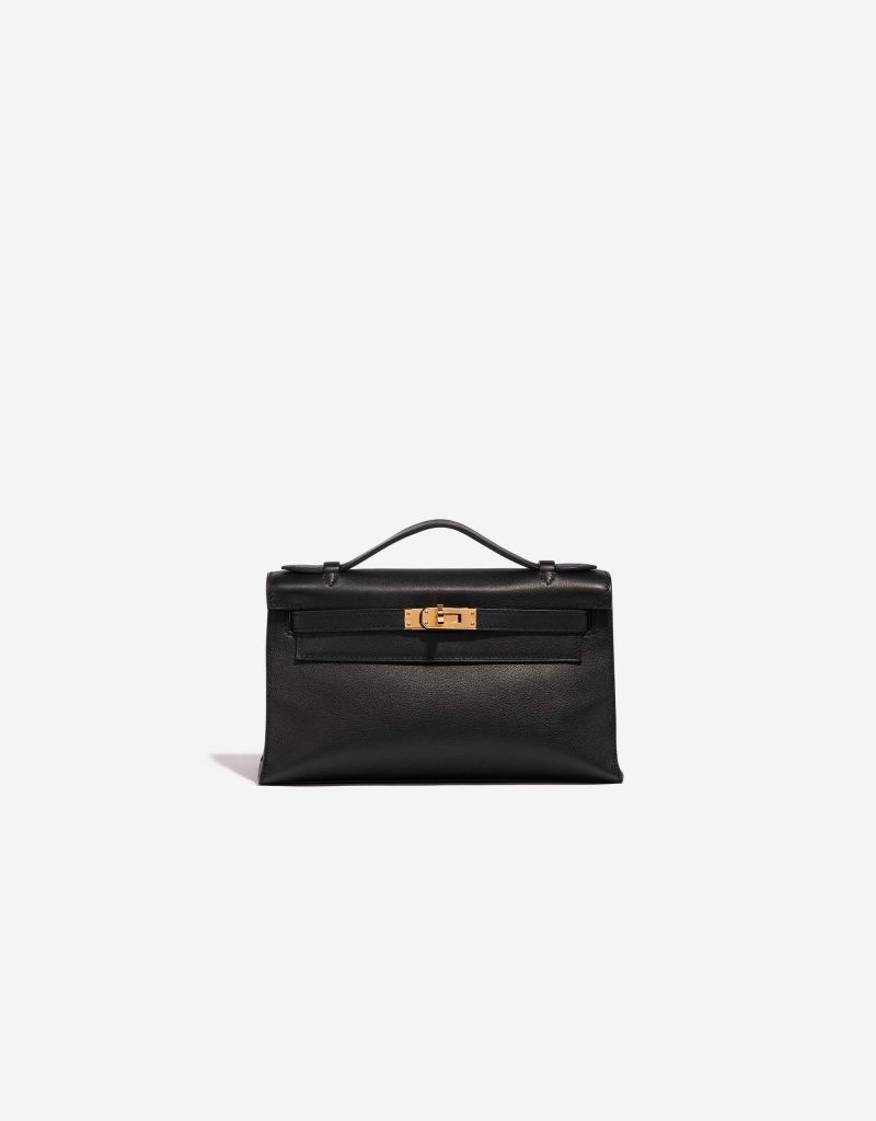 Hermès Kelly Pochette Swift Noir