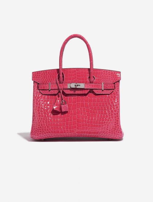 Hermès Birkin 30 Porosus Crocodile Rose Extreme