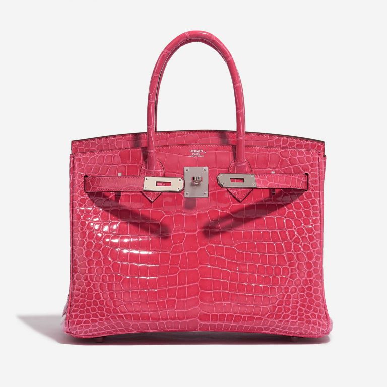 Hermès Birkin 30 Porosus Crocodile Rose Extreme