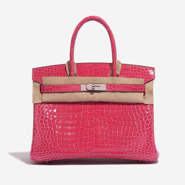 Hermès Birkin 30 Porosus Crocodile Rose Extreme