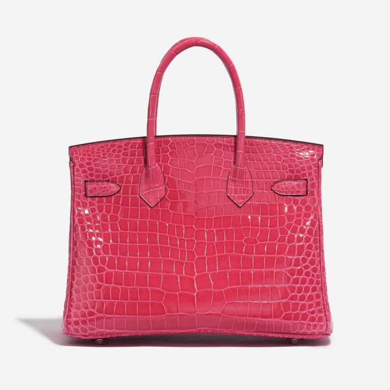 Hermès Birkin 30 Porosus Crocodile Rose Extreme