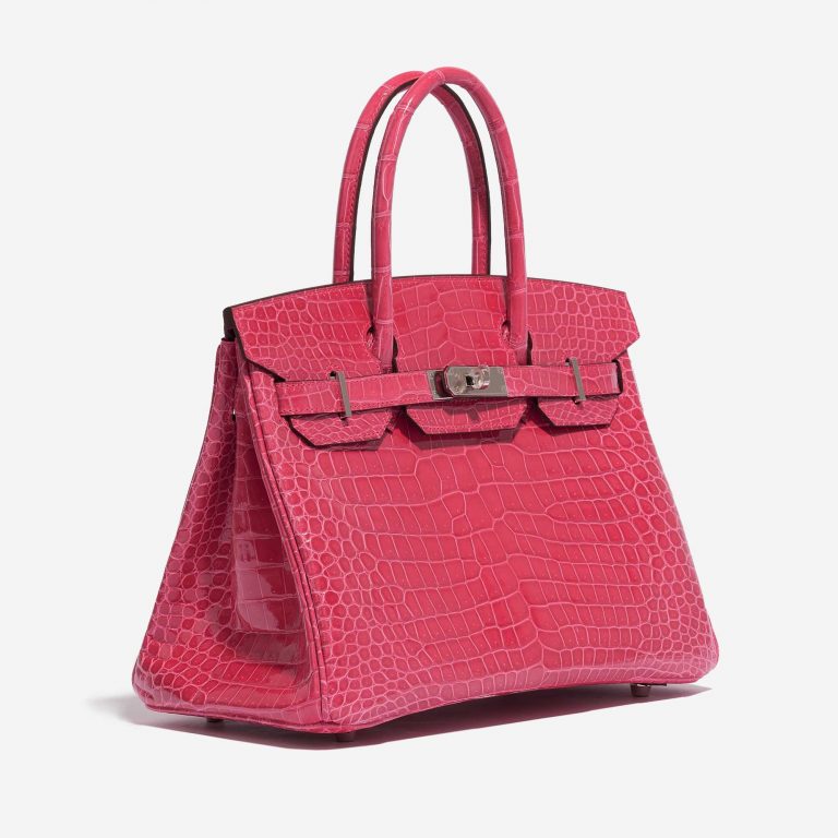 Hermès Birkin 30 Porosus Crocodile Rose Extreme